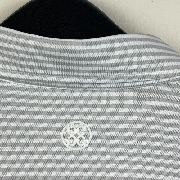 NEW G/Fore FEEDER STRIPE TECH PIQUÉ MODERN SPREAD COLLAR POLO C29 - Picture 6 of 7